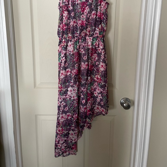 Double Zero brand high low (on the side) summer dress with adjustable straps - Picture 3 of 6